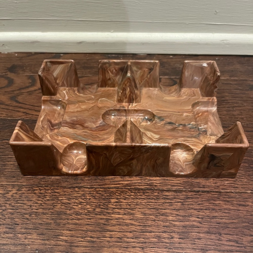 Elegant Brown Card Holder